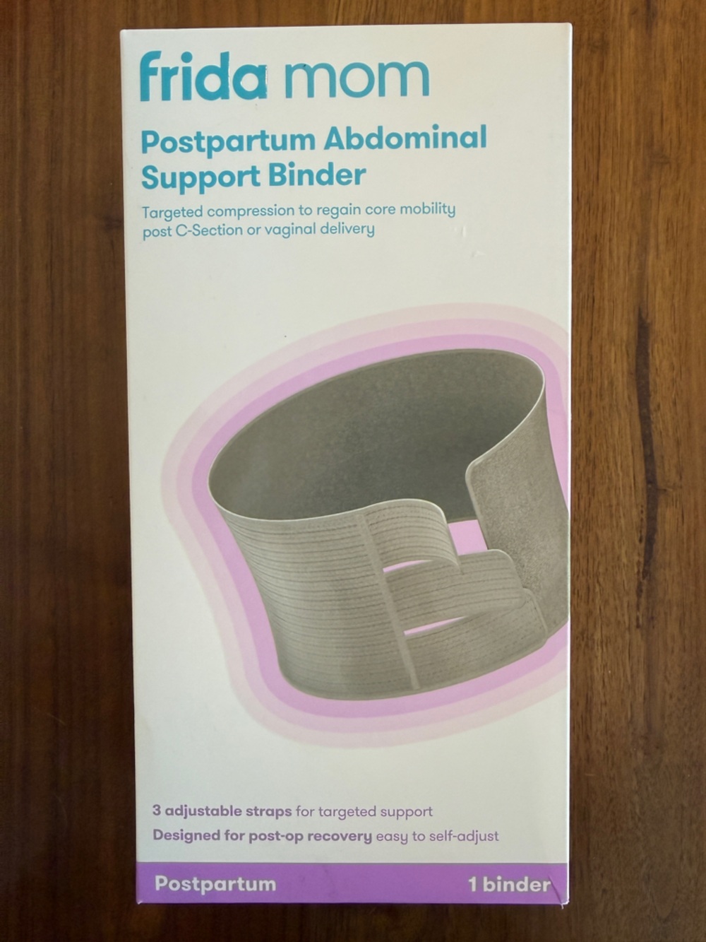 frida mom Postpartum Abdominal Support Binder in Gray